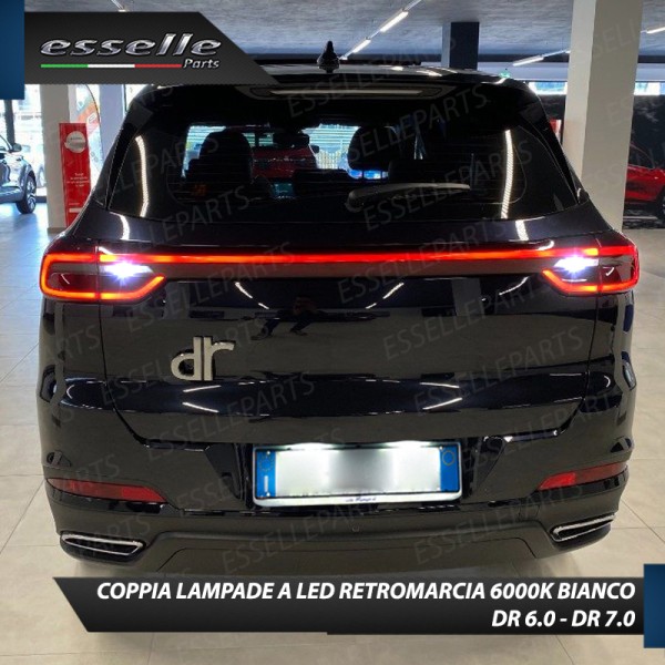 Luci Retromarcia Led Canbus per DR 7.0 6000K Luce Bianca No Error