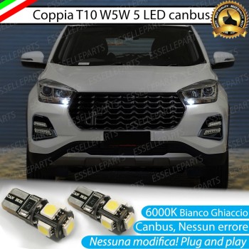 Luci Posizione Led Canbus DR 5.0 6000K Luce Bianca No Error