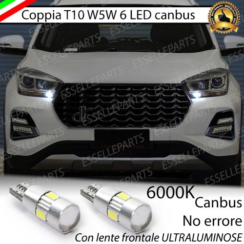 Lampade T10 W5W Canbus 6 LED no error luci posizione DR 5.0