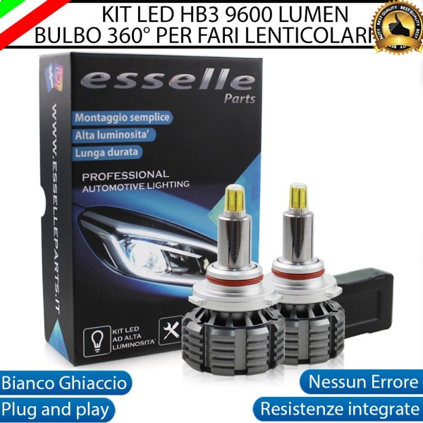 Kit Full LED coppia HB3 9600 LUMEN Anabbaglianti DR 5.0