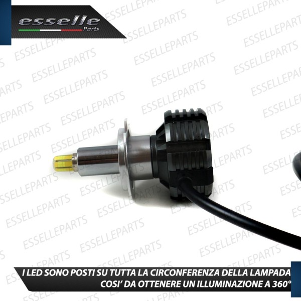 Kit FULL LED 360° H7 9600 LUMEN Canbus 6000K Bianco Ghiaccio