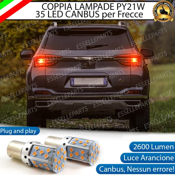Coppia Frecce Posteriori PY21W 35 LED Canbus DR 5.0