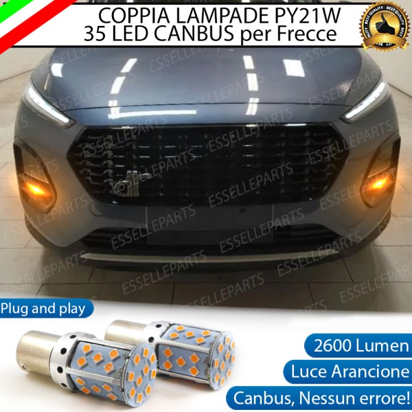Coppia Frecce Anteriori PY21W 35 LED Canbus DR 3.0