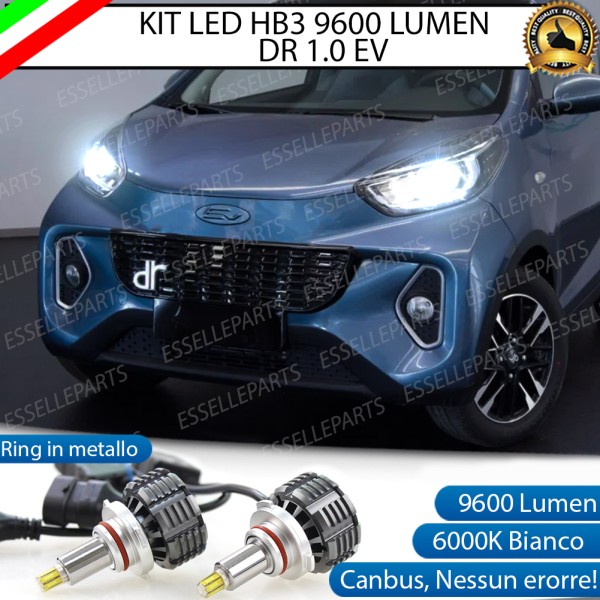 Kit Full LED coppia HB3 9600 LUMEN Anabbaglianti DR 1.0