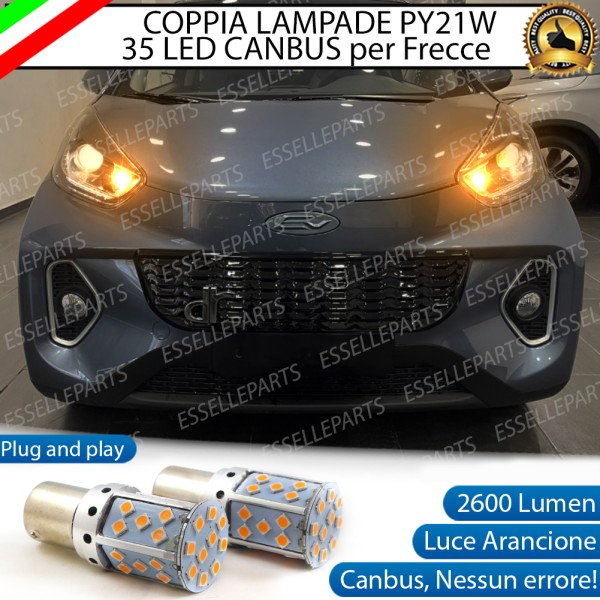 Coppia Frecce Anteriori PY21W 35 LED Canbus DR 1.0