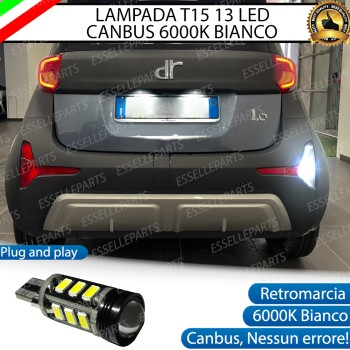 Lampada Retromarcia T15 13 LED Canbus 6000K per DR 1.0