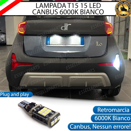 Lampada Retromarcia T15 15 LED Canbus 6000K per DR 1.0
