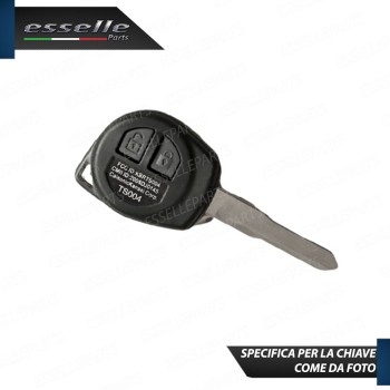 Portachiave Cover In Silicone Flessibile Nero Opaco Per Suzuki