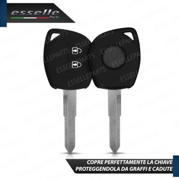 Portachiave Cover In Silicone Flessibile Nero Opaco Per Opel Agila B Portachiave Cover In Silicone Flessibile Nero Opaco Per Opel Agila B