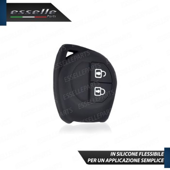 Portachiave Cover In Silicone Flessibile Nero Opaco Per Opel Agila B Portachiave Cover In Silicone Flessibile Nero Opaco Per Opel Agila B