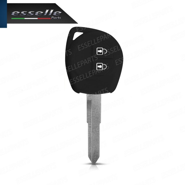 Portachiave Cover In Silicone Flessibile Nero Opaco Per Opel Agila B