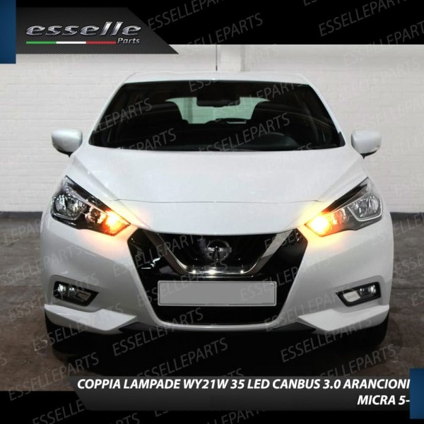 Lampade LED Frecce Anteriori per Nissan Micra MK5 Canbus