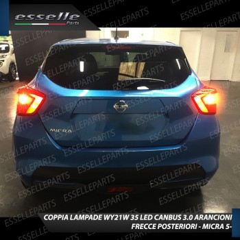 Lampade LED Frecce Posteriori Per Nissan Micra MK5 Arancioni