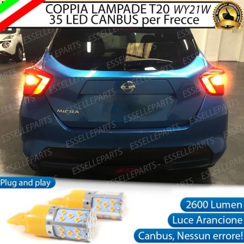 Lampade LED Frecce Posteriori Per Nissan Micra MK5 Arancioni
