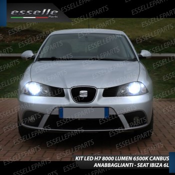 Kit Full LED H7 8000 LUMEN 6000K Anabbaglianti SEAT IBIZA 6L fari a parabola doppia Kit Full LED H7 8000 LUMEN 6000K Anabbaglianti SEAT IBIZA 6L fari a parabola doppia