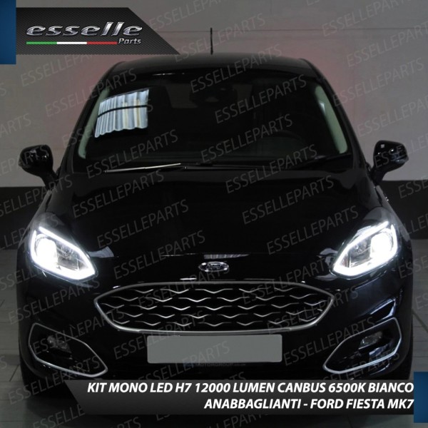 Kit Mono led coppia H7 Anabbaglianti FORD FIESTA MK7 con Fari Lenticolari