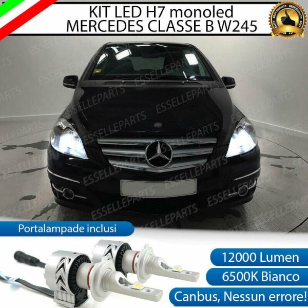 Kit Full LED H7 coppia lampade monoled MERCEDES CLASSE B W245