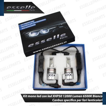 Kit FULL LED H7 MonoLED 12000 LUMEN Canbus 6000K Bianco Ghiaccio