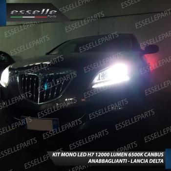 Kit Full LED H7 Monoled 12000 Lumen 6000K bianco Lancia Delta