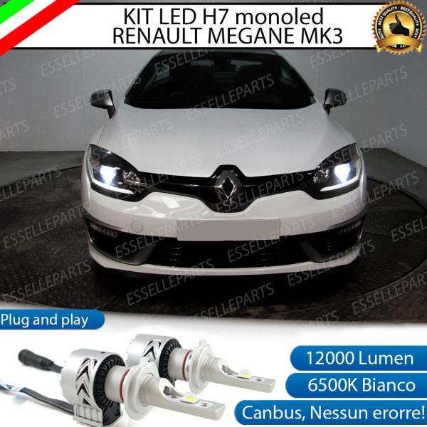 Kit Full LED H7 coppia lampade monoled RENAULT MEGANE III