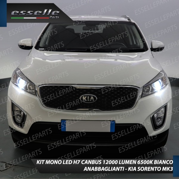 Kit Full LED H7 MonoLED Per Kia Sorento 3 Anabbaglianti 12000 Lumen 6000K Bianco