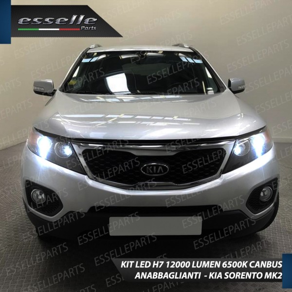 Kit Full LED H7 Mono LED Kia Sorento 2 Fino al 2012 Anabbaglianti 12000 Lumen 6000K