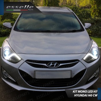 Kit Full LED H7 Monoled 12000 Lumen 6000K bianco HYUNDAI I40 Fino al 2013