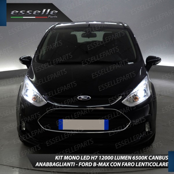 Kit Full LED H7 Monoled 12000 Lumen 6000K bianco FORD B-MAX con Fari Lenticolari