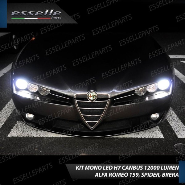 Conversione Fari Full LED luce bianco ghiaccio Canbus Alfa romeo Spider
