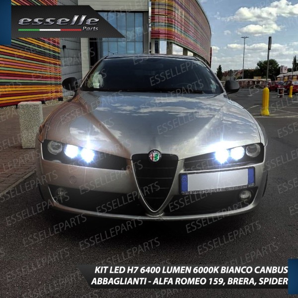 Conversione Fari Full LED luce bianco ghiaccio Canbus Alfa romeo Spider