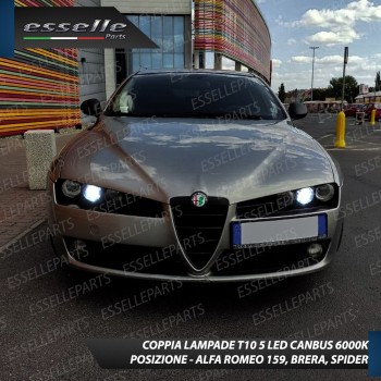 Conversione Fari Full LED luce bianco ghiaccio Canbus Alfa romeo Spider