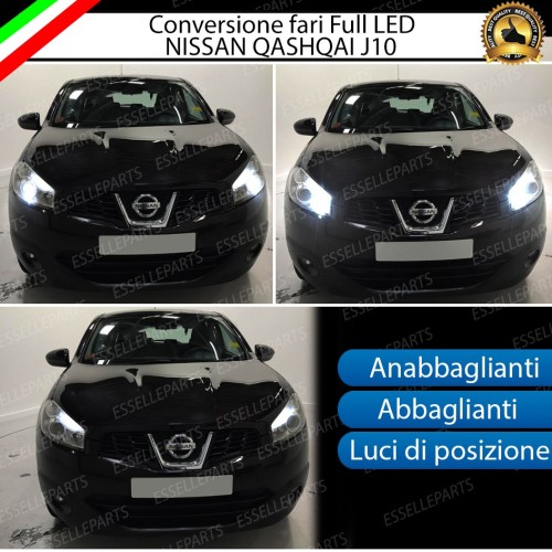 Conversione Fari Full LED NISSAN QASHQAI J10 RESTYLING