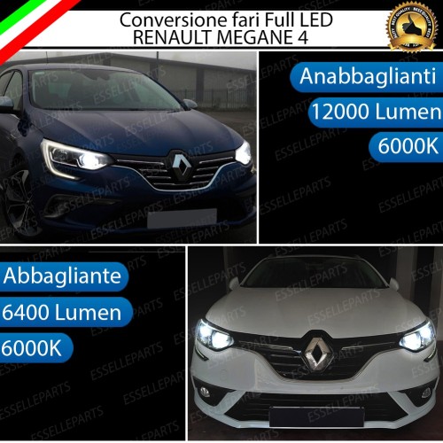Conversione Fari Full LED 6000k canbus RENAULT MEGANE 4