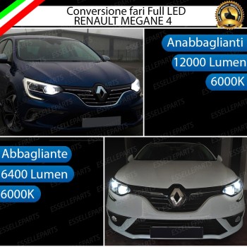 Conversione Fari Full LED 6000k canbus RENAULT MEGANE 4