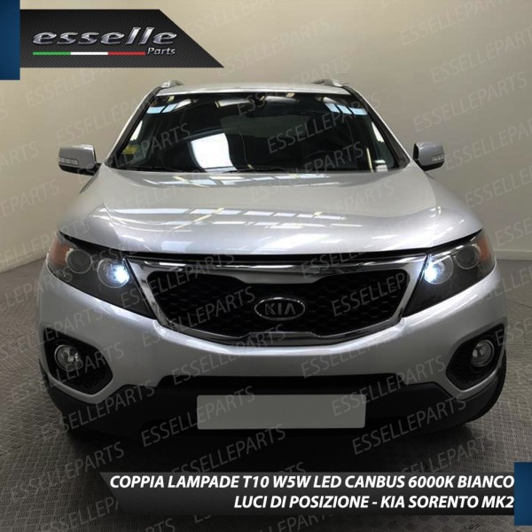 Conversione Fari Full LED 6000K bianco Kia Sorento 2 Fino al 2012