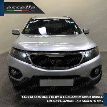 Conversione Fari Full LED 6000K bianco Kia Sorento 2 Fino al 2012