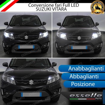 Conversione Fari Full LED per Suzuki Vitara 6000K Bianco Ghiaccio Canbus