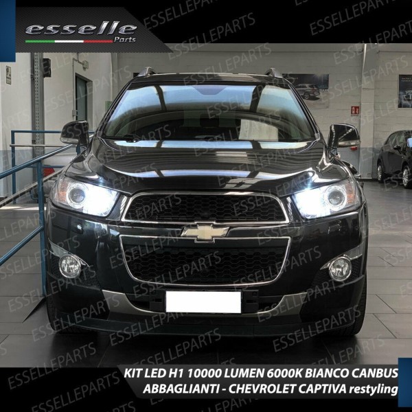 Conversione Fari Full LED 6000K bianco Chevrolet Captiva Restyling
