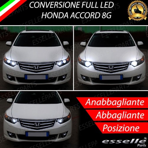 Conversione Fari Full LED 6000k canbus HONDA ACCORD 8G