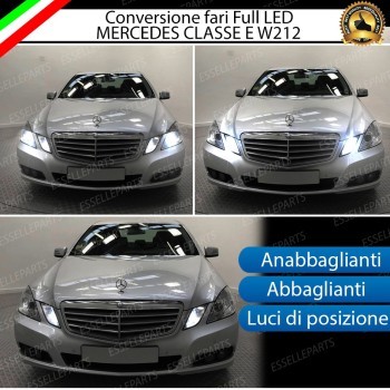 Conversione Fari Full LED Mercedes Classe E W212 6000K