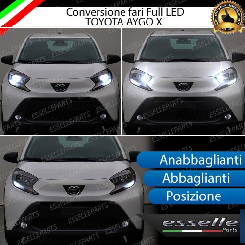 Conversione Fari Full LED 6000k canbus TOYOTA AYGO X