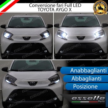 Conversione Fari Full LED 6000k canbus TOYOTA AYGO X