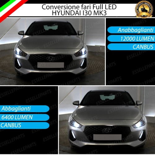 Conversione Fari Full LED Per Hyundai I30 MK3 6000K Bianco