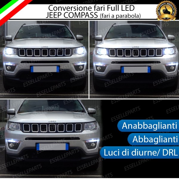 Conversione Fari Full LED JEEP COMPASS II