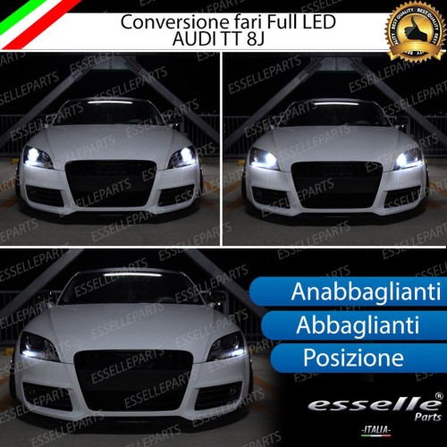 Conversione Fari Full LED Per Audi TT 8J 6000K Bianco Canbus