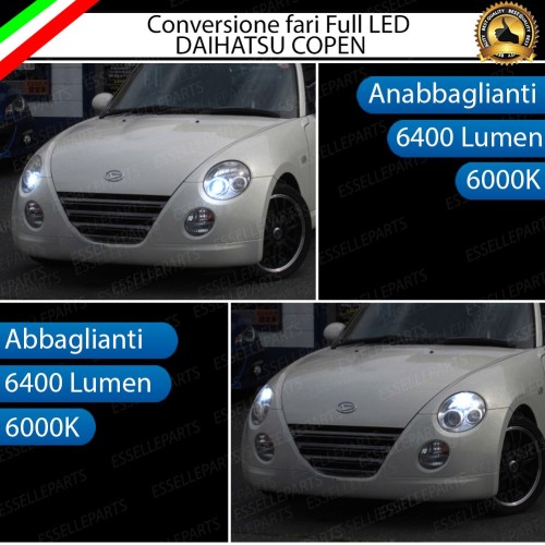 Conversione Fari Full LED 6000k canbus DAIHATSU COPEN