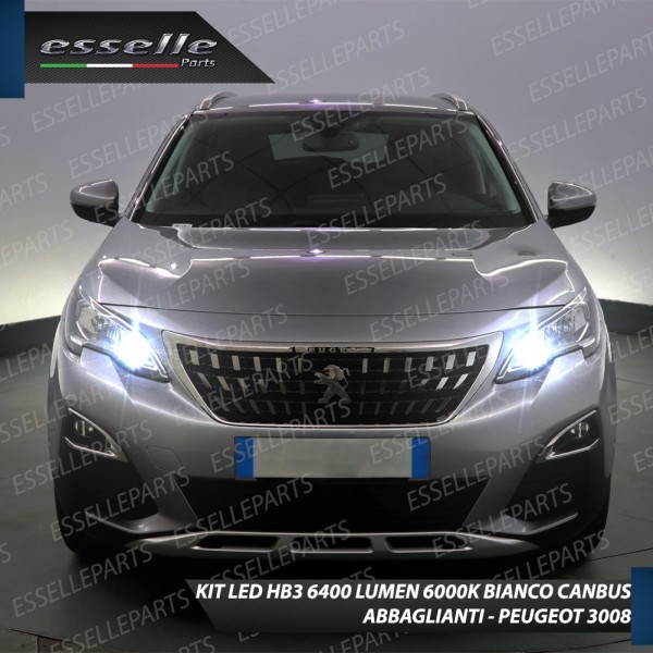 Kit Fari LED Completi Per Peugeot 3008 MK2 6000K Bianco