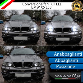 Conversione Fari Full LED 6000k canbus BMW X5 E53 No Error