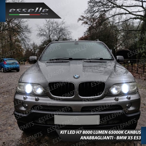 Conversione Fari Full LED 6000k canbus BMW X5 E53 No Error