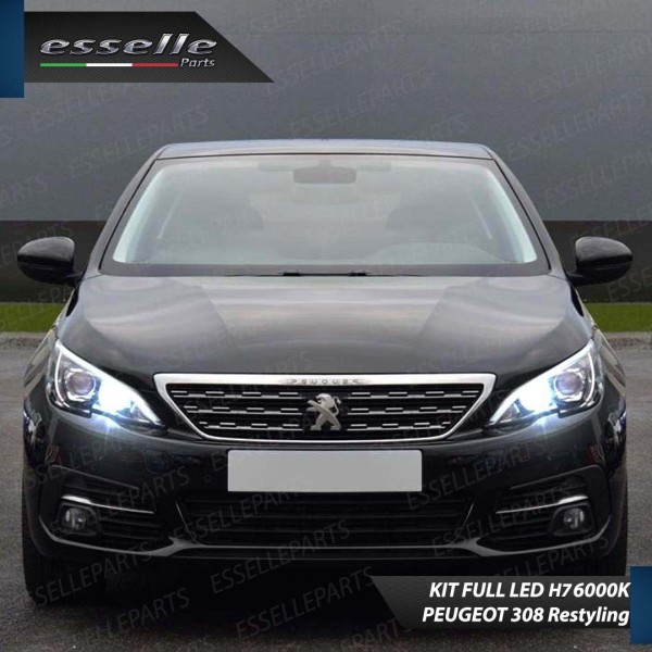 Conversione Fari Full LED conversione mono led PEUGEOT 308 MK2 Con Fari Lenticolari